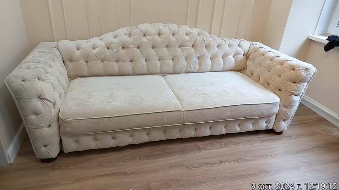 Замена обивки дивана на дому. Кондопога